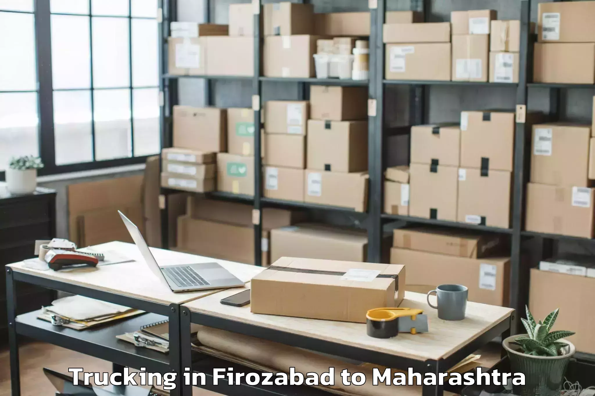 Book Firozabad to Gadhinglaj Trucking